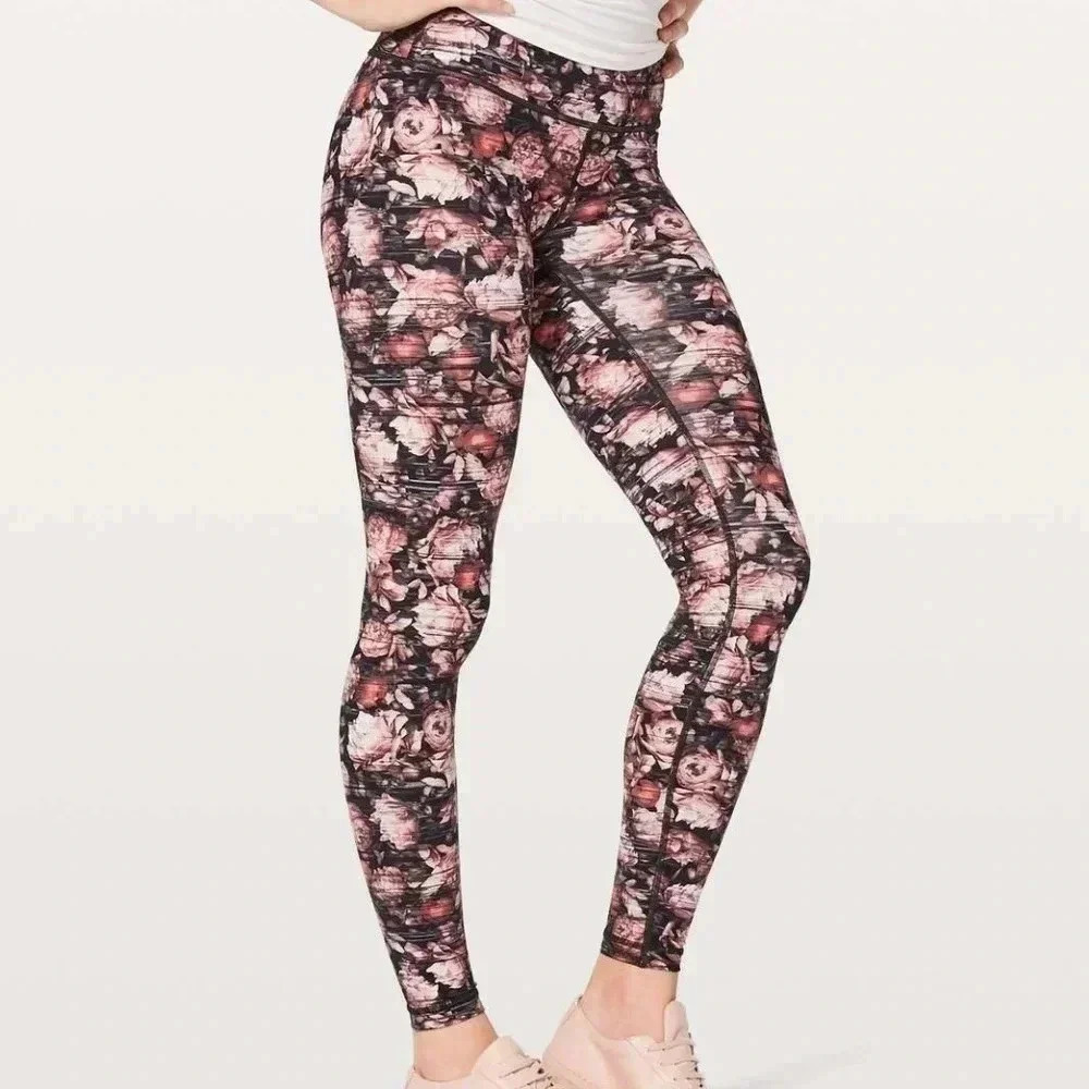 Lululemon Wunder Under Hi-Rise Tight *NuluxPeony Multi